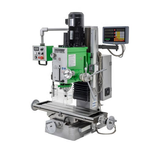 Vertikale Bohr- und Fräsmaschine - HU 45 DM-4 VARIO NG DRO - Huvema B.V. - Hochpräzision / variable Drehzahl