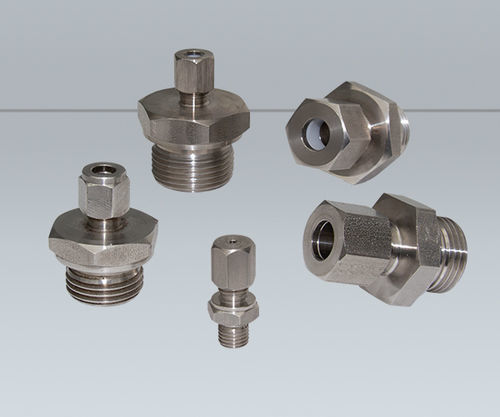 Vakuumanschluss - GÜNTHER GmbH Temperaturmesstechnik - Einschraub / Edelstahl / PTFE