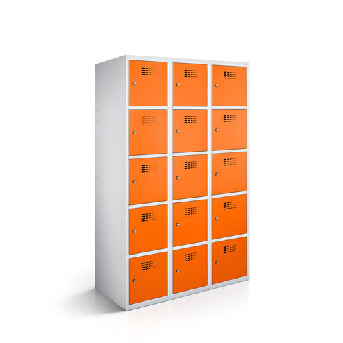 Schließfach für Büro - 2110-030500-1201112 - LOCKEEL s.à r.l. - für Unternehmen / Edelstahl / belüftet