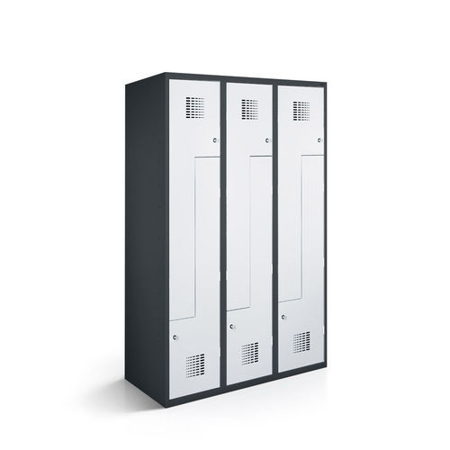 Spind für Unternehmen - 1150-030200-1201112 - LOCKEEL s.à r.l. - für Berufsbekleidung / belüftet / robust