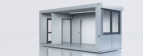 Paneel-Baustellenhütte - Systemcontainer SOLID - KLEUSBERG - modular / Fertigbau