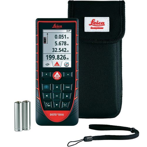 Laser-Entfernungsmesser - D510 - DRC SRL.it - tragbar / digital / mit LCD-Display