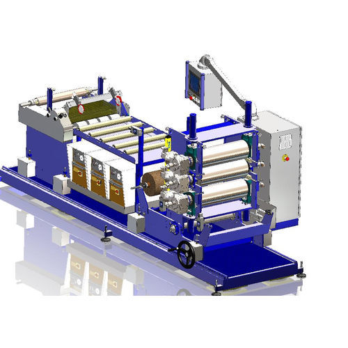 3-Walzen-Kalandermaschine - SCAMEX - 2-Walzen / elektrisch