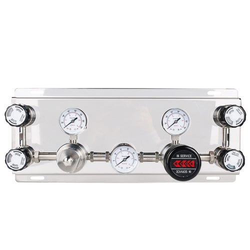 2-Wege-Verteilerblock - JW-300 - Jewellok - aus Edelstahl 316L / für Gas / automatische Kaskaden