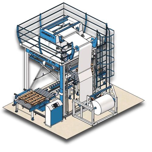 Automatische Haubenmaschine - Argesta Makina - PLC-gesteuert / computergesteuert / mit Stretchfolie