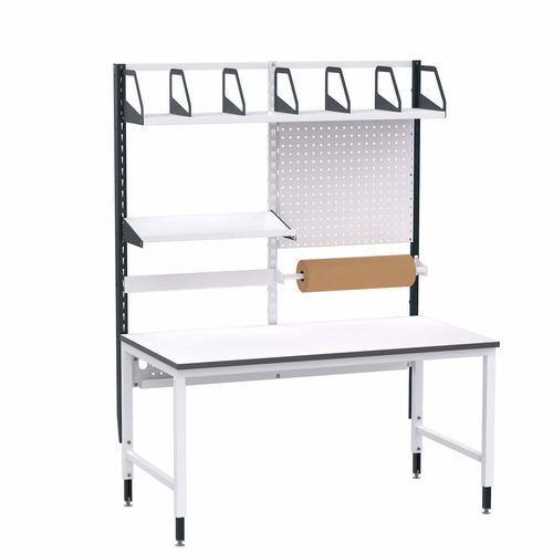 Höhenverstellbarer Verpackungsstand - Nova PackPlus - Forison - Stahl / Holz / modular