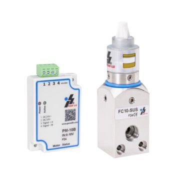 Proportionaler Durchflussregler - FC Series - SPAC Pneumatic - für Gas / für Flüssigkeiten / digital gesteuert