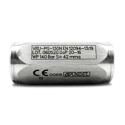 Rückschlagventil für CO2 - VRU-PG - UNIDET.EU - für Gas / Reinigung / Hochdruck