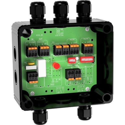 Digitales E/A-Modul - FBB-2DI1DO-R.24.AMP - Romutec Steuer- u. Regelsysteme GmbH - RS-485 / BACnet / mit Relais-Ausgang