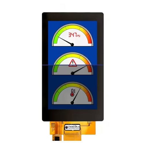 Displaymodul / TFT LCD - Focus LCDs - transreflektiv / 3,5'' / 2"