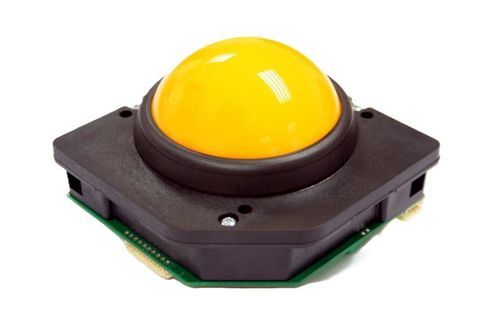 Mechanischer Trackball - P75 Standard - Cursor Controls - einbaufähig / Edelstahl / gehärtet