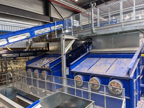 Abscheider für Abfallprodukte - BAS - SWS - ballistische / für die Recyclingindustrie / Prozess