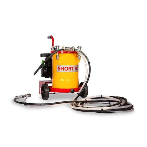 Mobile Spritzanlage - SHORT 110 - Tecnover s.n.c. di Ricotti e Cera - Farb / für Flüssigkeiten / elektropneumatisch