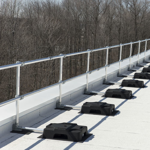 Selbsttragendes Schutzgeländer - VSS CLASSIC - Delta Prevention - Aluminium / Elastomer / für Flachdach