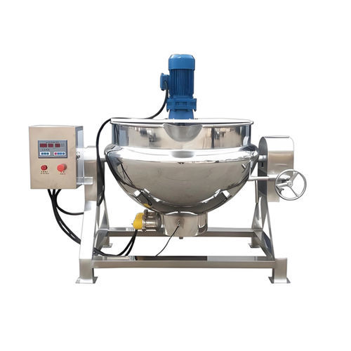 Industrie-Kochkessel / für die Lebensmittelindustrie - DJC series - Zhucheng Jiapin Food Machinery Co., Ltd. - elektrisch / doppelt ummantelt / Edelstahl