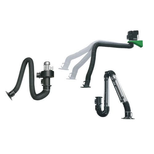 Festinstallierter Absaugarm - 1040 series - FLIO Otomasyon Makina San. Tic. Ltd. Şti. - wandmontiert / elastisch / Knickarm