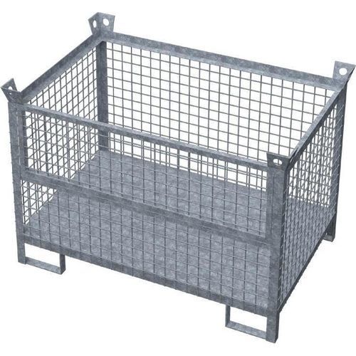 Stapelbarer Korb - STRUMIN - für Materialumschlag / Drahtgewebe / Lager
