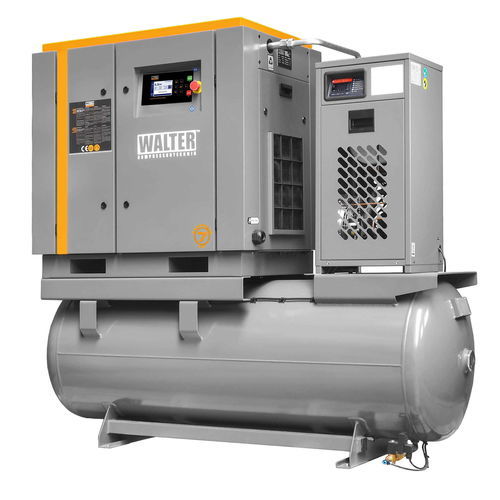 Schraubenkompressor - SKTG 7,5 SP COMBO - Walter Kompressortechnik Polska Sp. z o. o. - Luft / mit Elektromotor / stationär