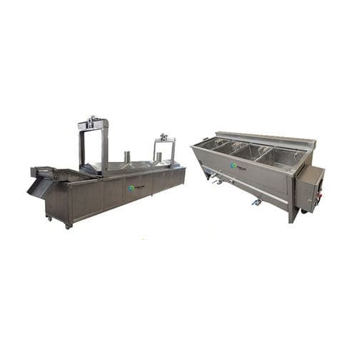 Deep-fat-Fritteuse - Henan Hongtu Machinery Manufacturing Co., Ltd. - Chargen / für Teigprodukte / für Snacks