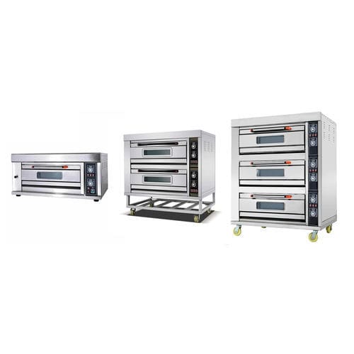 Etagen-Lebensmittelofen - FLA/B series - Henan Hongtu Machinery Manufacturing Co., Ltd. - Pizza / für Brot / für Heizzwecke