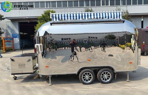 Baumaschinentransporter-Anhänger - Airstream - Henan Hongtu Machinery Manufacturing Co., Ltd. - für Lebensmittel / angehängt / modular
