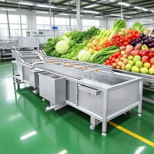 Gemüse-Waschanlage - Henan Hongtu Machinery Manufacturing Co., Ltd. - für Obst / Spinat / für Erdbeeren