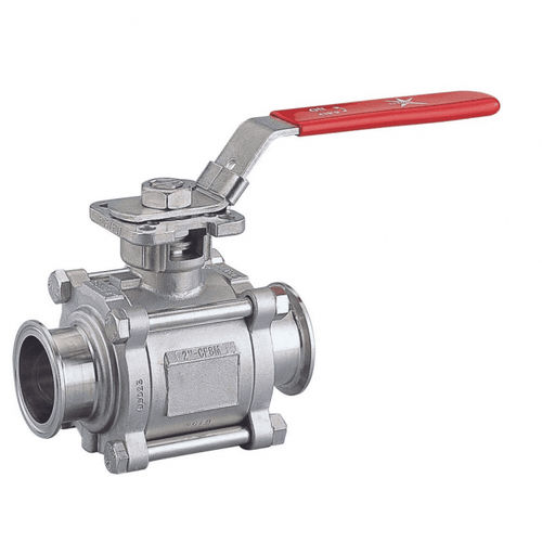 Kugelventil - V77SN-10-2A series - MARSVALVEUK - Hebel / Flansch / für Hygiene