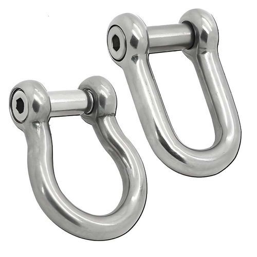 Kopfbewegte Schäkel zum Heben von Lasten - Xintai Taida Mirso Co., LTD - mit Verriegelungen und Sicherungsmuttern / Schrauben / Edelstahl