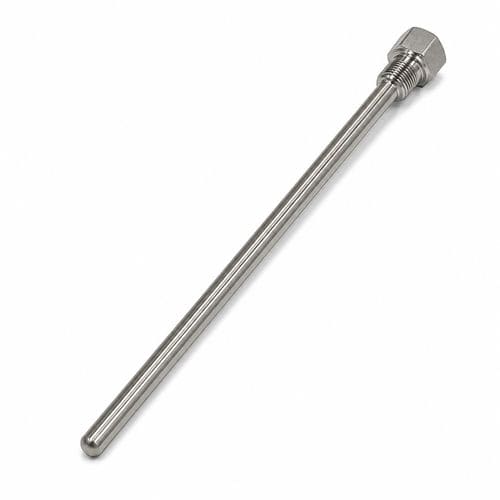 Gewinde-Schutzrohr - TMZ12L500R1/2 - Jemar Termometría S.L. - innen / Edelstahl / für Temperatursensor