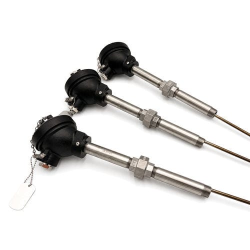 RTD-Temperatursensor - RTD3H6L600NPT - Jemar Termometría S.L. - Pt100 / Gewinde / mit Anschlusskopf