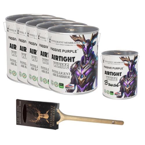 Endfarbe - AIRTIGHT BIG BOY BUNDLE - Intelligent Membranes - flüssig / auf Wasserbasis / für Wand