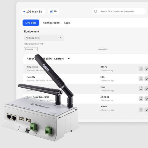 Verwaltungssystem für Gebäude - WATTSENSE - Sensor / für Umweltdaten / WAN