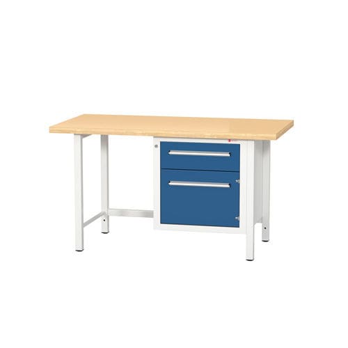 Arbeitstisch mit Schubladen - 1500 1/1 einfach - DRINGENBERG