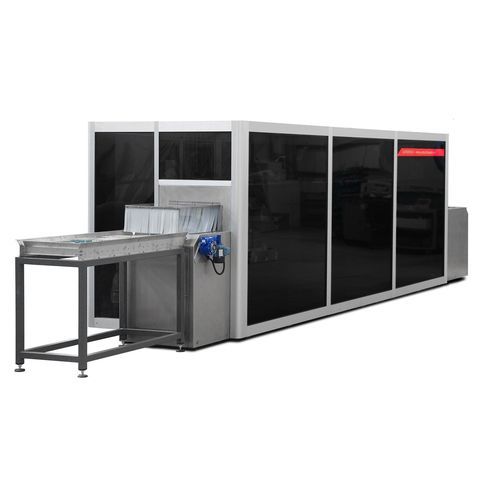 Sprüh-Waschtunnel - ULTRATECH Srl - zur Teilereinigung / automatisch / mit Bandförderer