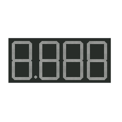 LED-Display - HDP Series - HITECHLED SRL - digital / 4-stellig / 3-stellig