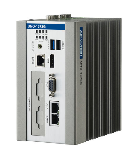 Embedded-PC - UNO-1372G - ADVANTECH - für DIN-Schiene / Intel® Atom E3845 / VGA