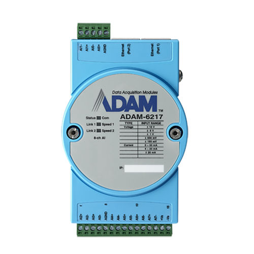 Remote-Eingangsmodul - ADAM-6217 - ADVANTECH - analog / Ethernet / Modbus TCP