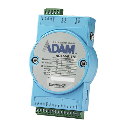 Analoges Eingangsmodul - ADAM-6117EI/PN - ADVANTECH - EtherNet/IP / PROFINET / 8 Kanäle