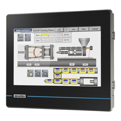 Bedienterminal mit resisitivem Touchscreen - WOP-210K - ADVANTECH - einbaufähig / 1024 x 600 / RISC