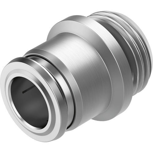 Druckluftanschluss - NPQR series - FESTO - Push-in / Edelstahl / chemikalienbeständig