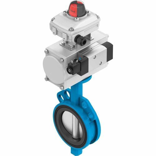 Absperrklappe - KVZA     - FESTO - manuell / pneumatisch / Absperr