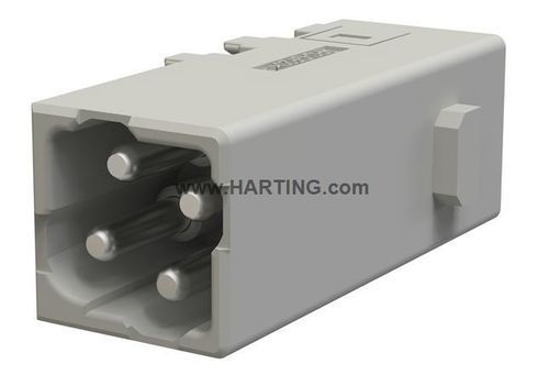 Steckverbinder-Modul / Stromversorgung - Han-Mod_M_EE_4_M_C.1_PIT - HARTING - außen / zum Einfügen / 4-polig