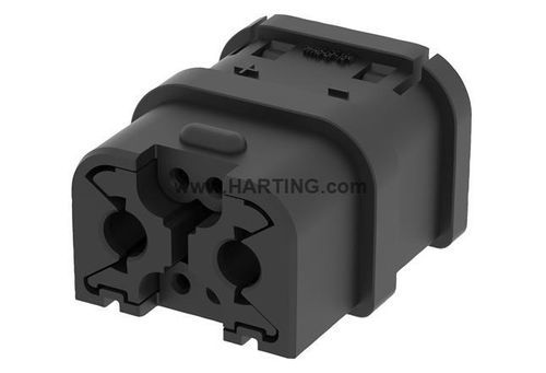 Kombinierter Steckverbinder - Han MPC30_B_BS_2/4_F - HARTING - Daten / Stromversorgung / rechteckig