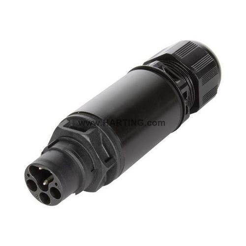 Datensteckverbinder - S15_PFT_STR-FM_AC_M_CRT_w/o-contacts - HARTING - Stromversorgung / zirkulär / Crimp