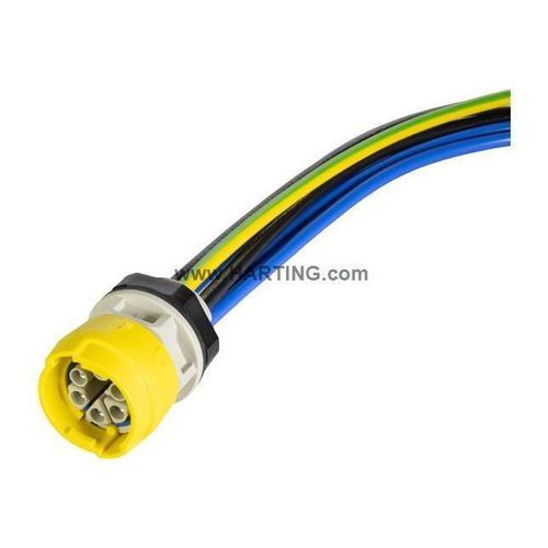 Durchführung für Paneele - S15_PFT_STR-FM_DC_F_6P - HARTING - für Fronttafel / Mehrfach / IP65