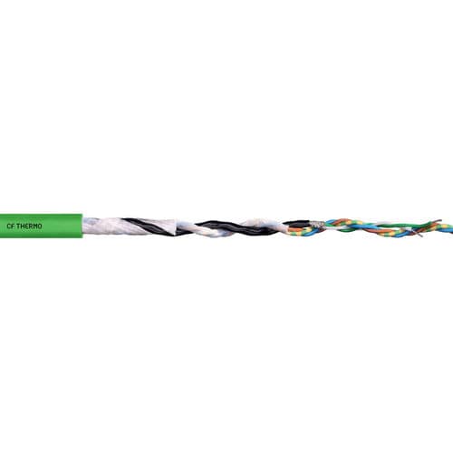 Datenkabel elektrisch - CFTHERMO - igus® - schwerentflammbar / ölbeständig / für Sensor