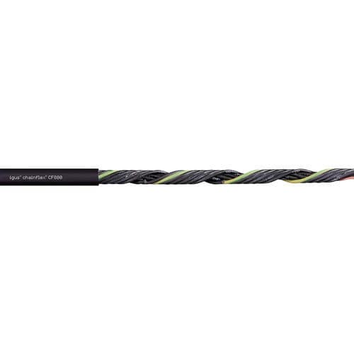 Datenkabel elektrisch - CF series - igus® - schwerentflammbar / geschirmt / torsionsfähig