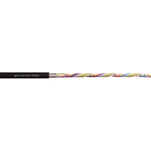 Datenkabel elektrisch - CF8821 - igus® - schwerentflammbar / geschirmt / für raue Umgebungen