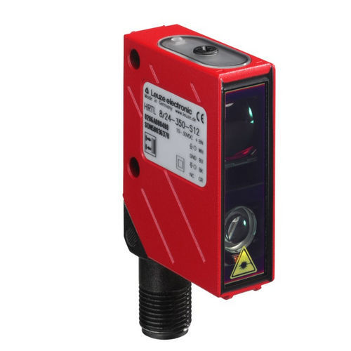 Optoelektronischer Sensor / mit Hintergrundausblendung - HRTL 8/66-350,5000  - Leuze electronic GmbH + Co. KG - Reflexions-Lichttaster / rechteckig / Laser