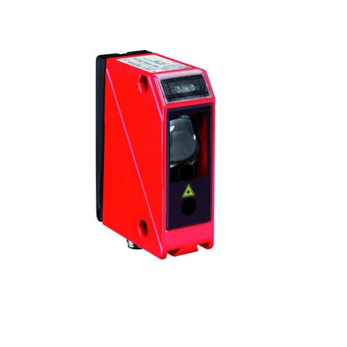 Optoelektronischer Sensor / mit Hintergrundausblendung - HRTL 96B M/66.01S-S12   - Leuze electronic GmbH + Co. KG - Reflexions-Lichttaster / rechteckig / Laser
